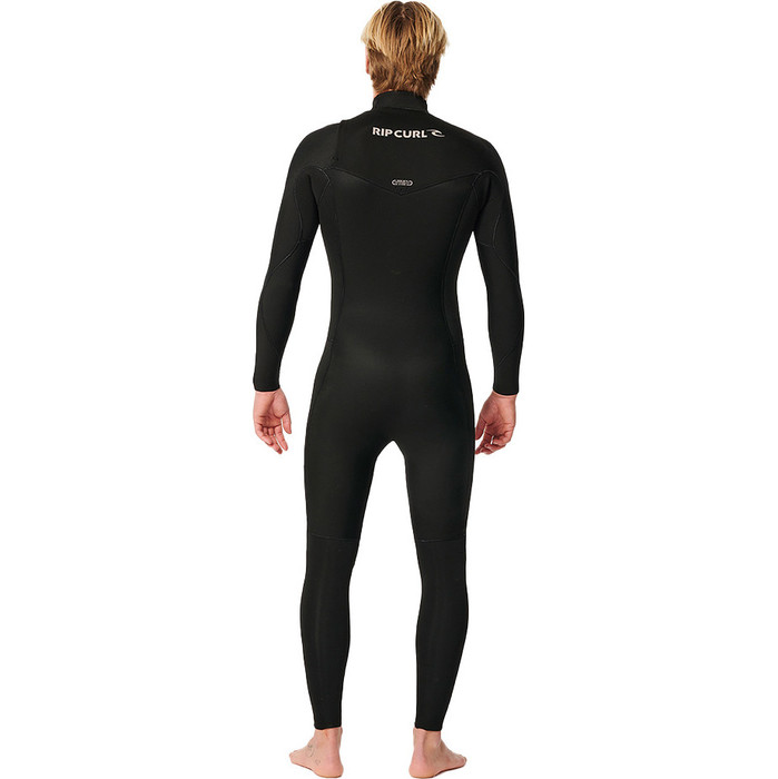 2024 Rip Curl Mens Dawn Patrol Performance 5/3mm Chest Zip Wetsuit 15CMFS - Black